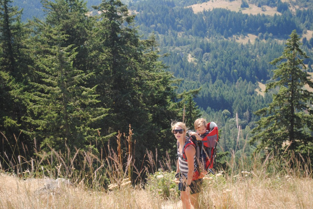 ... daily hikes in Oregon, where I still spend my summers with the kids