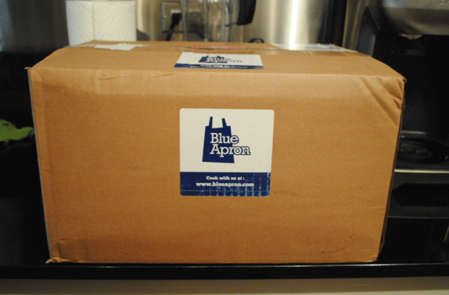 blue apron delivery boxes