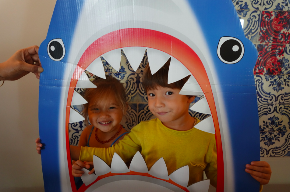 Shark photo booth