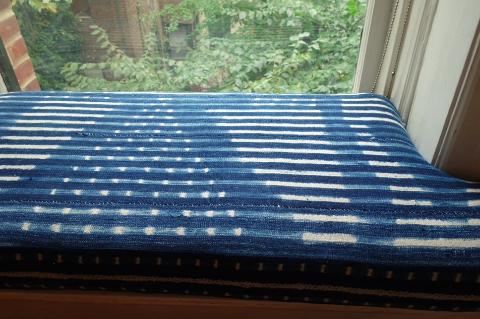 New window seat cushion fabric.