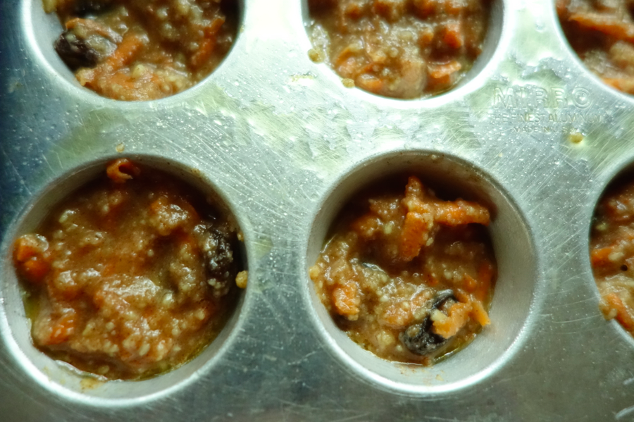 If using metal muffin tins, grease the inside with coconut or olive oil.