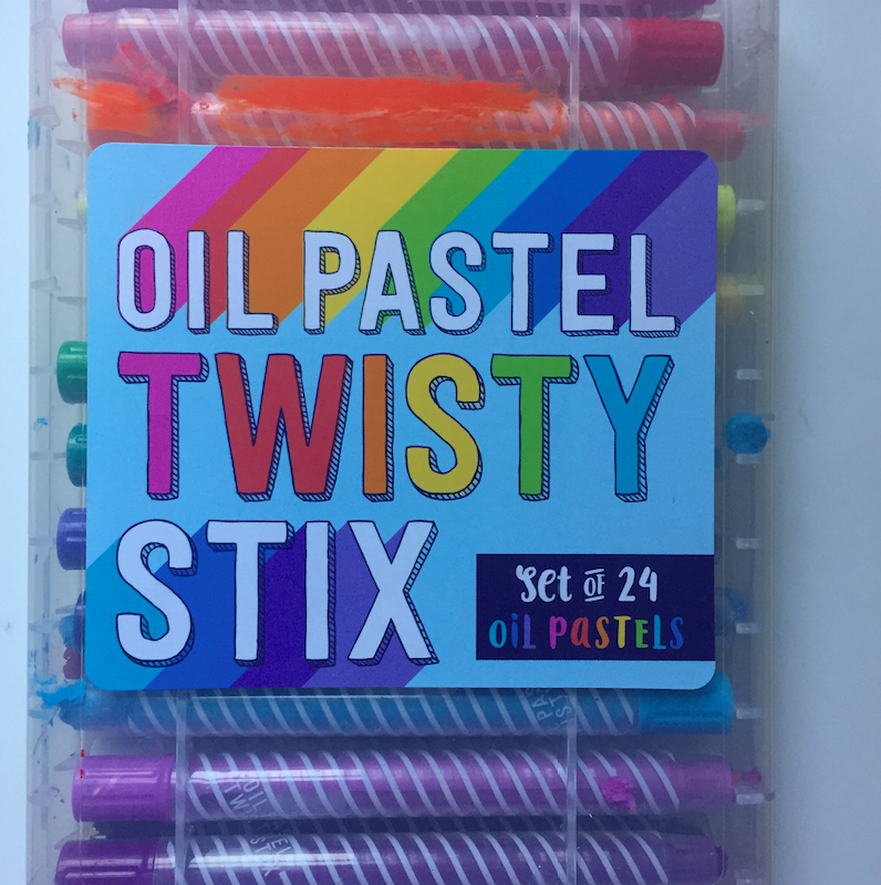 Oil pastels that are not messy!