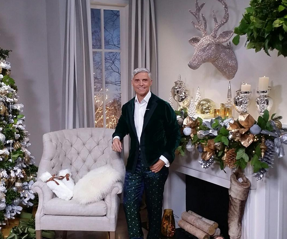 David all dressed up and ready to sell on QVC! Holiday season here we come!