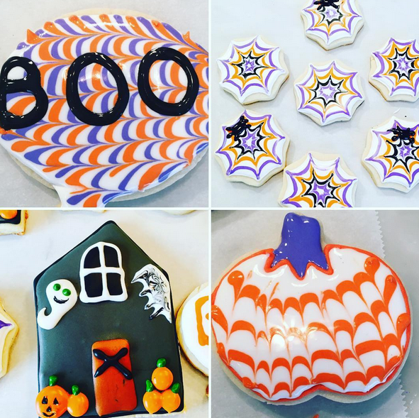 Halloween cookies.