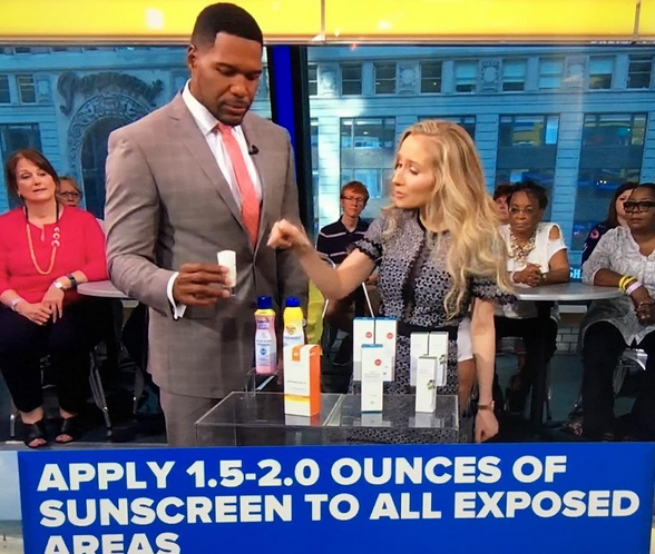 Sunscreen tips (on TV)