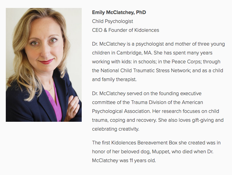 Dr. Emily McClatchey.