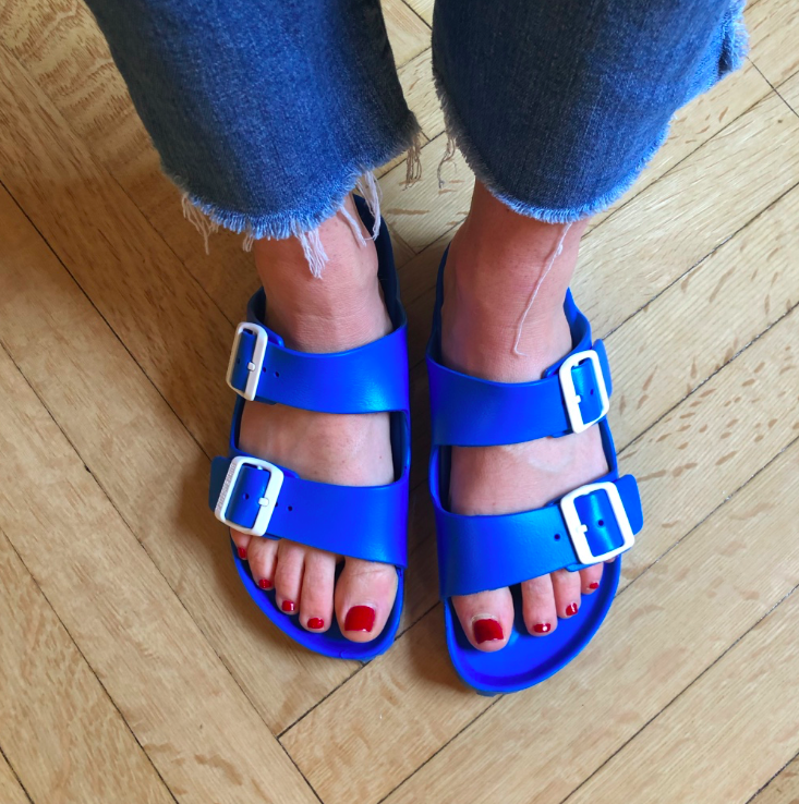 Blue Birkenstocks – Josie Girl Blog